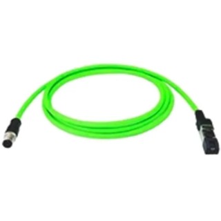 Telegartner Cat5 Ethernet Cable 3 m Unshielded Polyurethane Jacket Green Terminated 