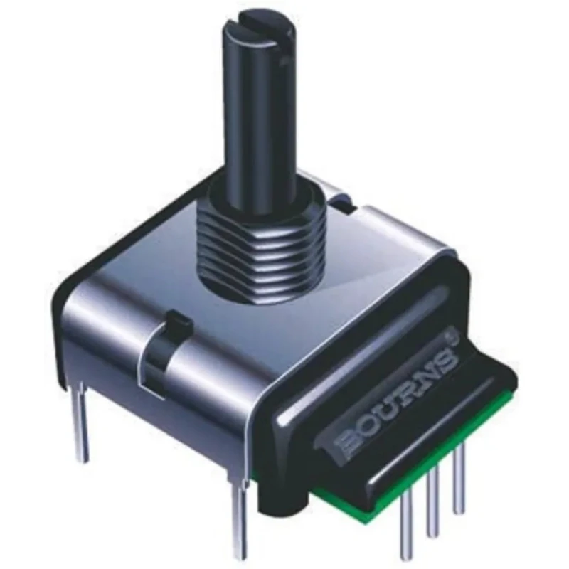 Bourns ECW Series Incremental Digital Contacting Encoder 10V, 24 ppr, Digital Signal, Solid Shaft 6.35 mm ECW1J-R19-AC0024L