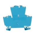 Weidmüller Double Level Terminal Block 2.5mm², 24A, 400V, Blue, Screw Termination WDK 2.5 BL 1021580000