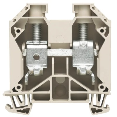 Weidmüller W Series Feed Through Terminal Block Dark Beige 35mm² 1-Level Screw 1kV 125A 1028800000