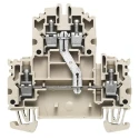 Weidmüller W Series Double Level Terminal Block Dark Beige 4mm² 32A Screw 800V 1041910000
