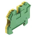 Weidmüller W Series DIN Rail Terminal Block Green Yellow 10mm² 1-Level Screw 1042500000