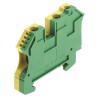 Weidmüller W Series DIN Rail Terminal Block Green Yellow 10mm² 1-Level Screw 1042500000