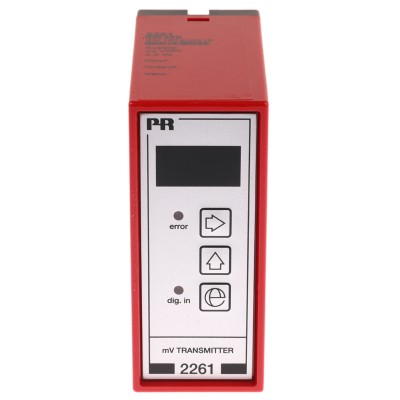 PR Electronics 2 Series Signal Conditioner Voltage Input Current Output 19.2V dc 28.8V dc Supply 2261