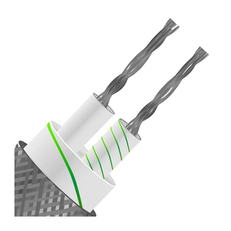 RS PRO Type K Thermocouple Cable/Wire Unscreened 100 m Fibreglass Insulation 350°C Max 7x0.2 mm Strands 827-5861