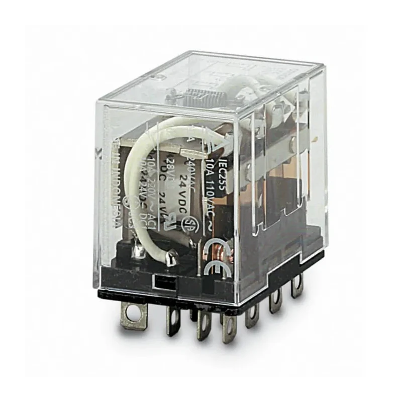 Omron Power Relay 24V DC Coil 10A Switching Current 4PDT PCB Pin LY4N 24VDC