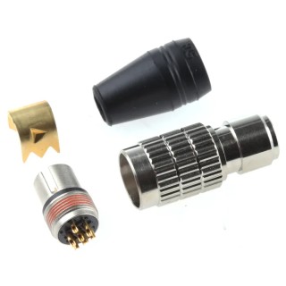 Hirose Circular Connector Micro Cable Plug Female 8 Contacts 42V 1A HR25 