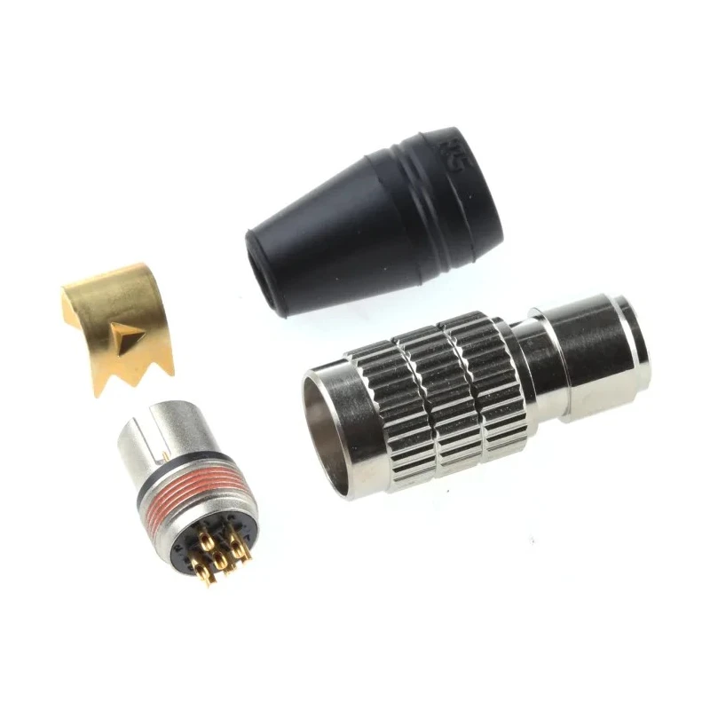 Hirose Circular Connector Micro Cable Plug Female 8 Contacts 42V 1A HR25 