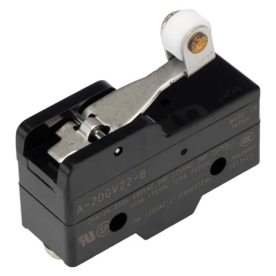 Omron A20 Series Roller Lever Limit Switch SPDT Screw Terminal 500V IP00 A-20GV22-B