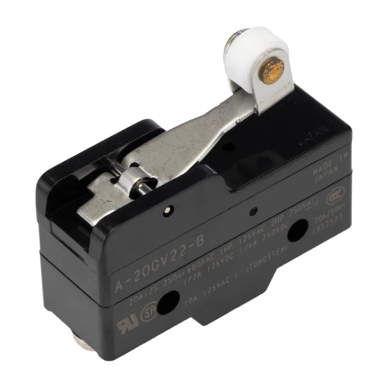 Omron A20 Series Roller Lever Limit Switch SPDT Screw Terminal 500V IP00 A-20GV22-B