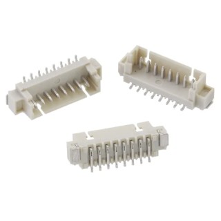 Wurth Elektronik WR-WTB Series Straight Surface PCB Header, 3 Contacts, 1.25 mm Pitch, 1 Row, Shrouded 653103124022