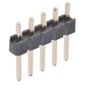 Wurth Elektronik WR-PHD Series Straight Through Hole Pin Header, 5 Contacts, 2.54 mm Pitch, 1 Row, Unshrouded 61300511121