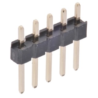 Wurth Elektronik WR-PHD Series Straight Through Hole Pin Header, 5 Contacts, 2.54 mm Pitch, 1 Row, Unshrouded 61300511121