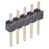 Wurth Elektronik WR-PHD Series Straight Through Hole Pin Header, 5 Contacts, 2.54 mm Pitch, 1 Row, Unshrouded 61300511121