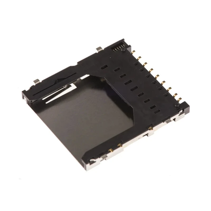 Hirose 9 Way Right Angle Push-Push SD Memory Card Connector Solder DM1AA-SF-PEJ(82)