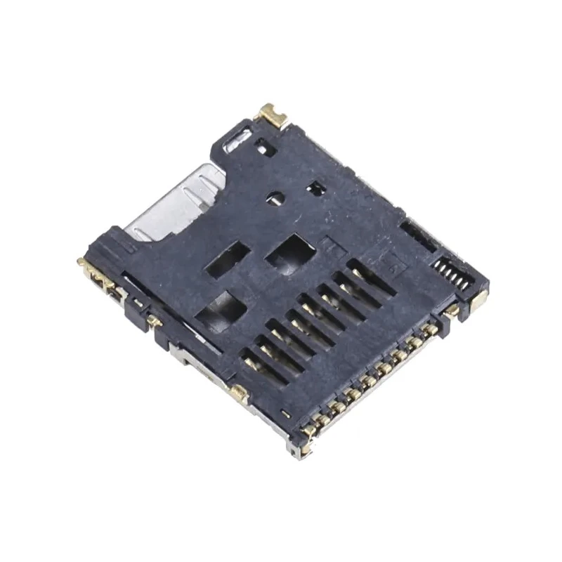 Hirose DM3 8 Way Right Angle Push-Push MicroSD Memory Card Connector, Solder DM3AT-SF-PEJM5