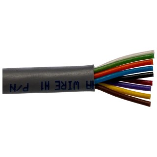 Alpha Wire Alpha Essentials Communication & Control Control Cable, 9 Cores, 0.35mm² 22 AWG, Unscreened, 30 m 1179C SL005