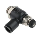 Legris 7060 Series Flow Controller Exhaust Regulator Inlet Male Threaded 1/4 in G Tube 8 mm 7060 08 13