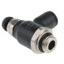 Legris 7060 Series Flow Controller Exhaust Regulator Inlet Male Threaded 1/4 in G Tube 8 mm 7060 08 13