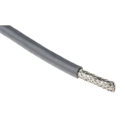 Alpha Wire Control Cable 8 Cores 0.35mm² 22 AWG Screened PVC Jacket Grey 30m 300V 6344 SL005