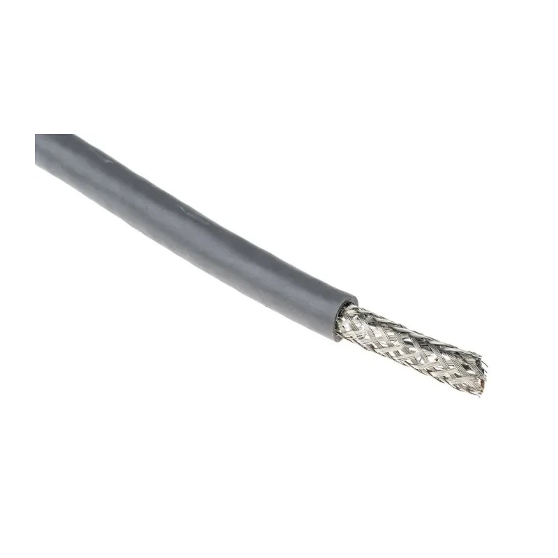 Alpha Wire Control Cable 8 Cores 0.35mm² 22 AWG Screened PVC Jacket Grey 30m 300V 6344 SL005
