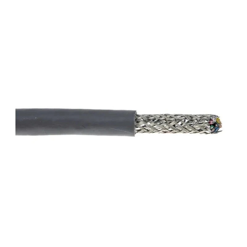 Alpha Wire Control Cable 8 Cores 0.35mm² 22 AWG Screened PVC Jacket Grey 30m 300V 6344 SL005