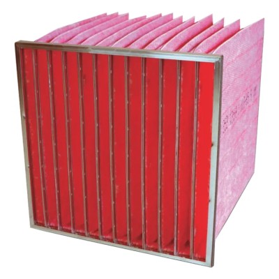 RS PRO Micro Glass Bag Filter F7 Grade Galvanised Steel Frame 609 mm Width 609 mm Height 381 mm Depth 827-9807