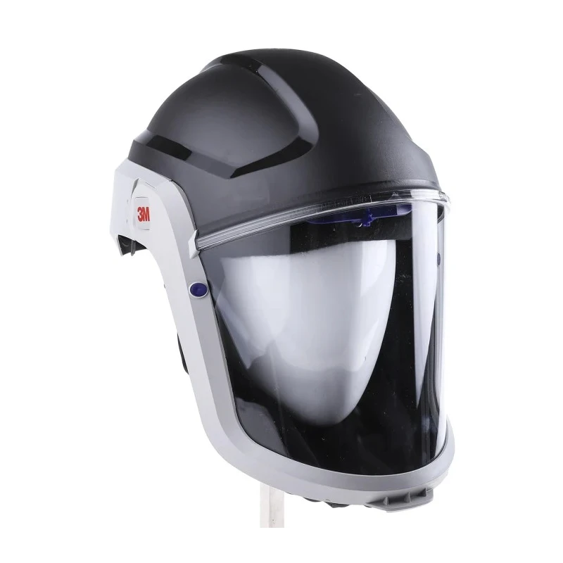 3M Versaflo Series Helmet Full-Visor Powered Respirator with Polyurethane Coated Polyamide Face Seal and Polycarbonate M-306