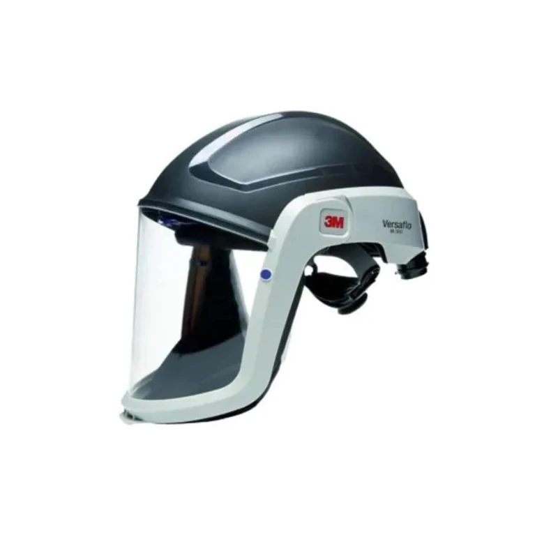 3M Versaflo Series Helmet Full-Visor Powered Respirator with Polyurethane Coated Polyamide Face Seal and Polycarbonate M-306