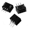 Wurth Elektronik WR-MPC3 Series Right Angle Through Hole Shrouded Male PCB Header, 6 Contacts, 3 mm Pitch, 2 Row MPC3