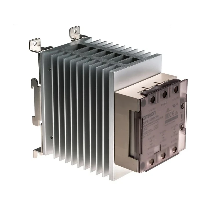 Omron G3PE Three Phase Series Solid State Relay, 35A Load Current, DIN Rail Mount, 528V AC Load, 12-24V DC Control 