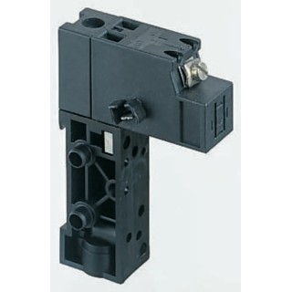 Crouzet 2 Station Sub-Base with Push-in and Exhaust Ports, Brass, Polyamide 66, Nitrile Butadiene Rubber Body, Model 81513060