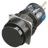 Idec Push Button Switch, Momentary, Panel Mount, 16.2 mm Cutout, SPDT, IP65 Rated, 250 V AC, Model AB6M-M1P-B