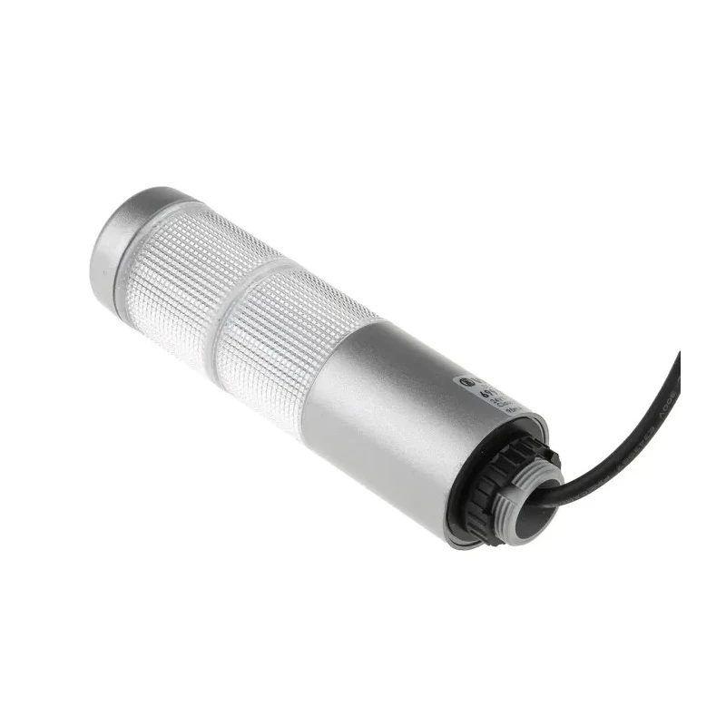 Werma Kompakt 37 Series Steady Green, Clear LED Signal Tower Buzzer, 2 Light Elements 24V AC/DC Base Mount Tube 699.320.75