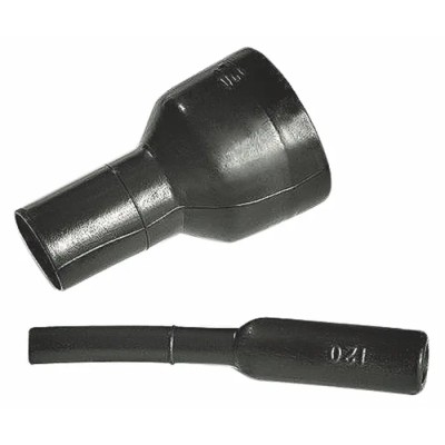 HellermannTyton Heat Shrink Cable Boot 100 Series Black Fluid Resistant Elastomer 16.5 mm 401-20022 120-41-G-PO-X-BK