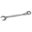Facom Standard Open End Combined Ratchet 17 mm, 225 mm Overall Length Chrome Vanadium Steel 467BR.17