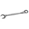 Facom Standard Open End Combined Ratchet 17 mm, 225 mm Overall Length Chrome Vanadium Steel 467BR.17