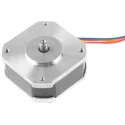 Sanyo Denki Stepper Motor 24V, 18.6mNm Holding Torque, 1.8° Step Angle, 42 x 42 mm Frame, 5 mm Shaft SS2422-5041
