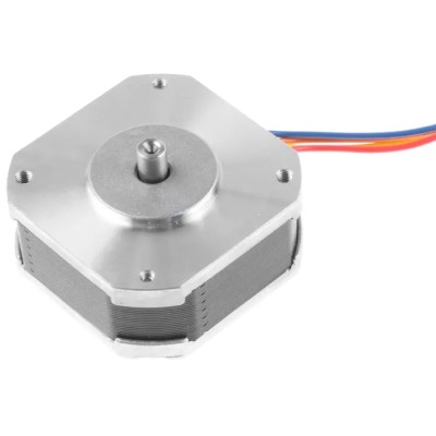 Sanyo Denki Stepper Motor 24V, 18.6mNm Holding Torque, 1.8° Step Angle, 42 x 42 mm Frame, 5 mm Shaft SS2422-5041