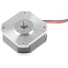 Sanyo Denki Stepper Motor 24V, 18.6mNm Holding Torque, 1.8° Step Angle, 42 x 42 mm Frame, 5 mm Shaft SS2422-5041