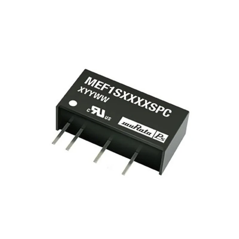 Murata Power Solutions MEF1 Isolated 1W Single Output DC/DC Converter 3.3V DC 300mA 25.2V DC Input Through Hole DIP MEF1