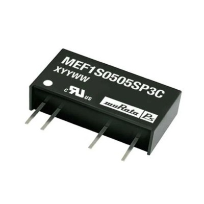 Murata Power Solutions MEF1 DC/DC Converter 3.3V DC Output 300 mA 5.25V DC Max Input Through Hole DIP Package MEF1