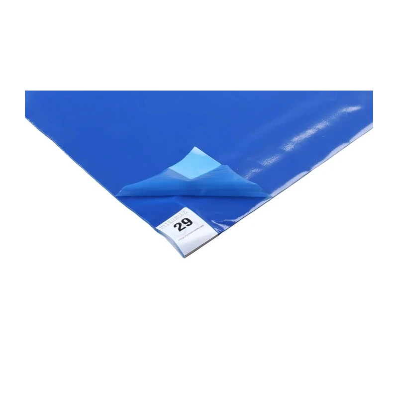 RS PRO Blue ESD-Safe Mat Cleanroom Polyethylene 1.14 m x 460 mm x 1.65 mm Thickness 829-5281