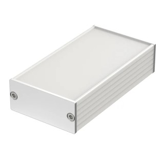 Bopla Filotec Aluminium Enclosure Set, Silver, IP40 Rated, 24.4 mm x 100 mm x 55.3 mm, Model IP40