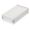 Bopla Filotec Aluminium Enclosure Set, Silver, IP40 Rated, 24.4 mm x 100 mm x 55.3 mm, Model IP40