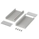 Bopla Filotec Aluminium Enclosure Set, Silver, IP40 Rated, 24.4 mm x 100 mm x 55.3 mm, Model IP40