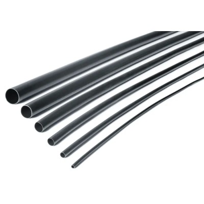 HellermannTyton Halogen Free Flame Retardant Heat Shrink Tubing Black 24 mm Sleeve Diameter 1.2m Length 3:1 Ratio TA37