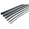 HellermannTyton Halogen Free Heat Shrink Tubing, Black 3 mm Sleeve Diameter x 1.2 m Length, 3:1 Shrink Ratio, TA37 Series
