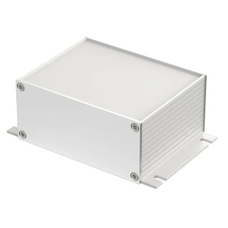 Bopla Aluminium Enclosure, Flanged Filotec Set Series Silver Lid IP40 48 mm x 80 mm 97218080.HMT1 Filotec F 1048-80 WL - SET