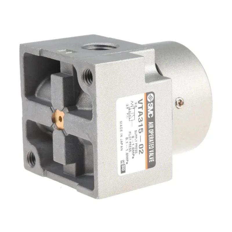 SMC Pneumatic Solenoid Valve Pilot/Spring Rc 1/4 Inch 3 Port Die Cast Aluminium Body VTA315
